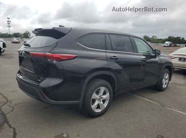 5TDCZRBH6MS135089 2021 TOYOTA HIGHLANDER Black Tył prawy
