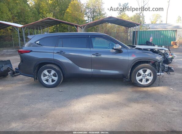 5TDCZRBH8MS090916 2021 TOYOTA HIGHLANDER Gray Панорамний вид салону 360°