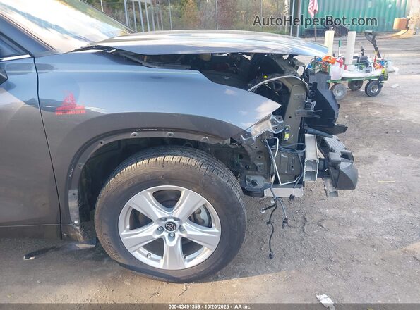 5TDCZRBH8MS090916 2021 TOYOTA HIGHLANDER Gray Вид щитка приладів