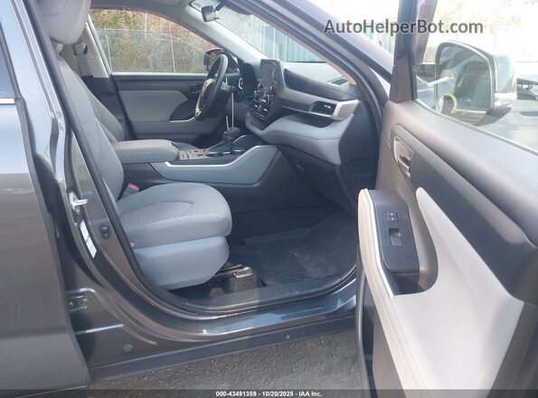 5TDCZRBH8MS090916 2021 TOYOTA HIGHLANDER Gray Вид салону спереду