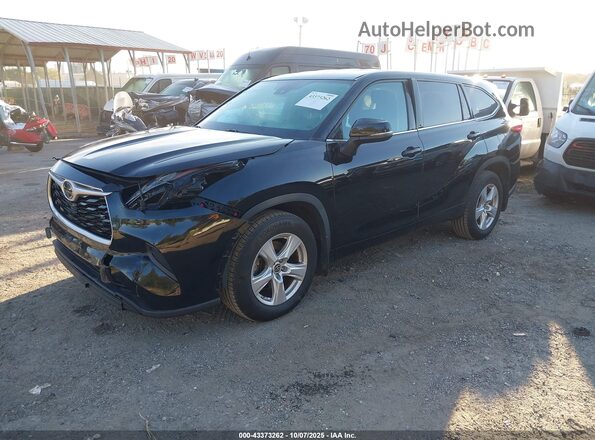 5TDCZRBH9LS044607 2020 TOYOTA HIGHLANDER Black Front left
