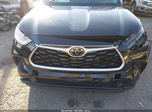 5TDCZRBH9LS044607 2020 TOYOTA HIGHLANDER Black Instrument cluster view