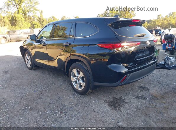 5TDCZRBH9LS044607 2020 TOYOTA HIGHLANDER Black Rear left