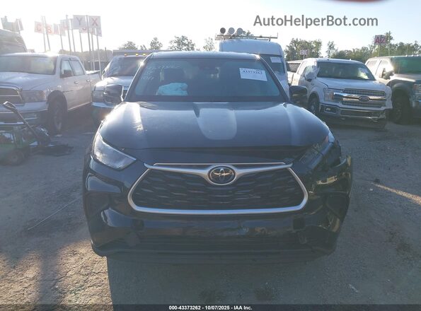 5TDCZRBH9LS044607 2020 TOYOTA HIGHLANDER Black Rear interior view