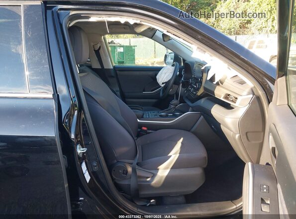 5TDCZRBH9LS044607 2020 TOYOTA HIGHLANDER Black Front interior view