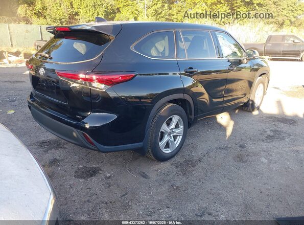 5TDCZRBH9LS044607 2020 TOYOTA HIGHLANDER Black Rear right