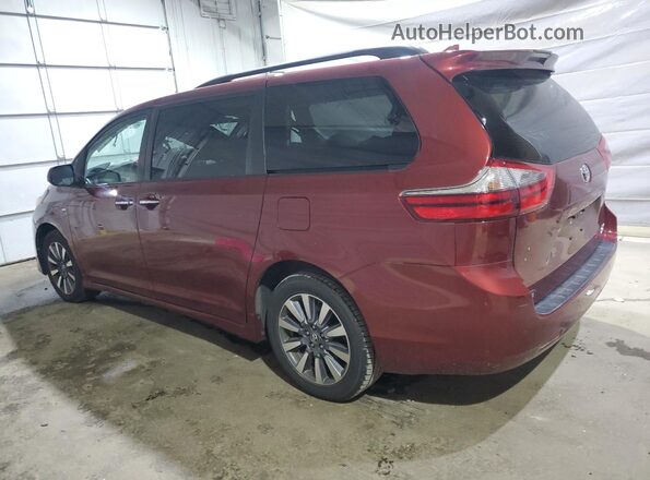 5TDDZ3DCXLS241658 2020 TOYOTA LE Темно-бордовый Задняя левая четверть