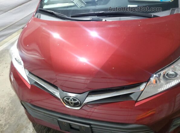 5TDDZ3DCXLS241658 2020 TOYOTA LE Темно-бордовый Вид подкапотного пространства