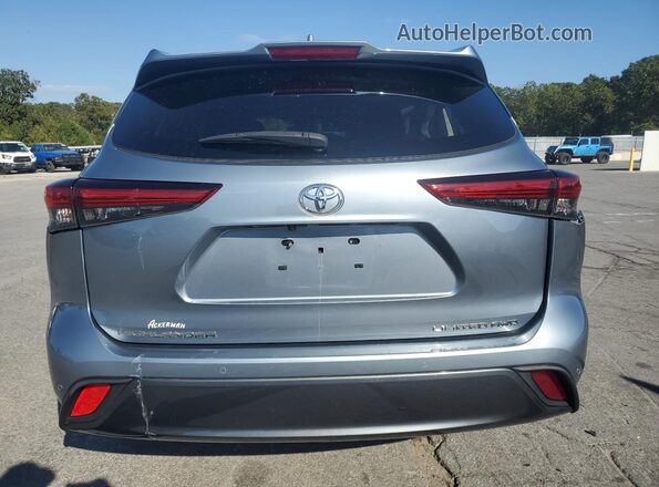 5TDDZRBH3LS053680 2020 TOYOTA LIMITED Turquoise უკანა ხედი