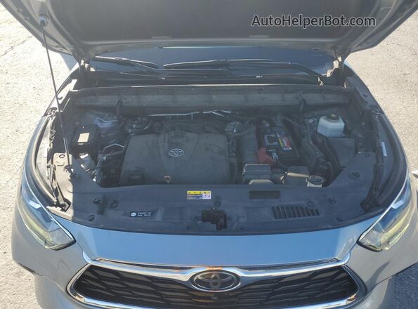 5TDDZRBH3LS053680 2020 TOYOTA LIMITED Turquoise ძრავის განყოფილების ხედი