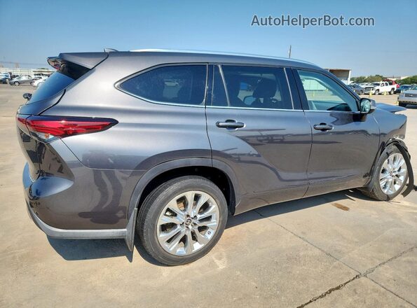 5TDDZRBH7MS057586 2021 TOYOTA LIMITED Gray Rear right