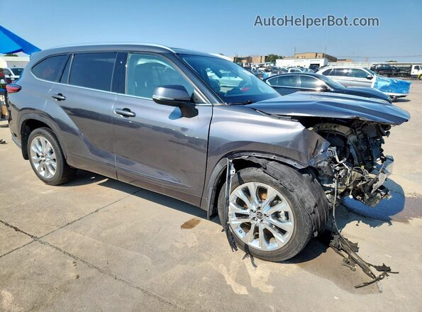 5TDDZRBH7MS057586 2021 TOYOTA LIMITED Gray Front right