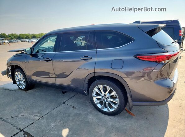 5TDDZRBH7MS057586 2021 TOYOTA LIMITED Gray Rear left