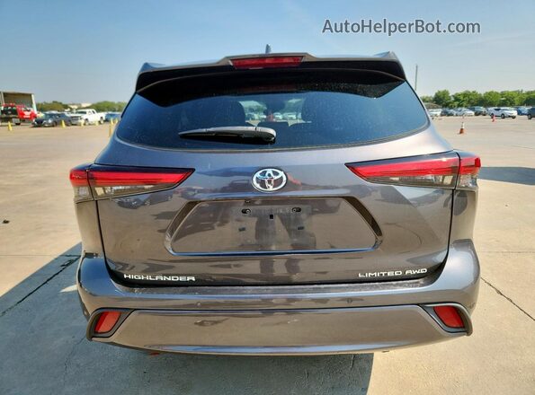 5TDDZRBH7MS057586 2021 TOYOTA LIMITED Gray Rear view