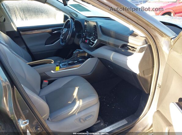 5TDDZRBH8LS054632 2020 TOYOTA LIMITED Серый Вид салона спереди
