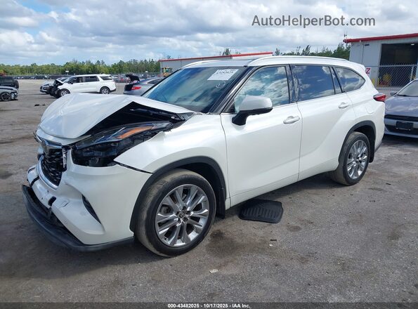 5TDDZRBH9LS004046 2020 TOYOTA LIMITED White Առջևի ձախ երեք քառորդ տեսարան