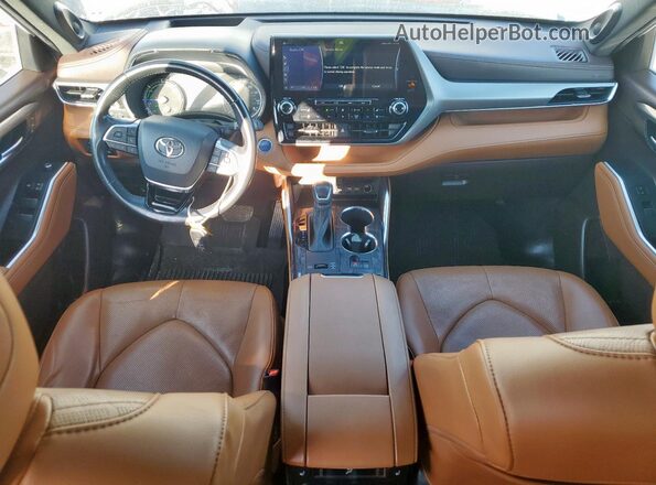 5TDEBRCH9MS021065 2021 TOYOTA HIGHLANDER HYBRID White 