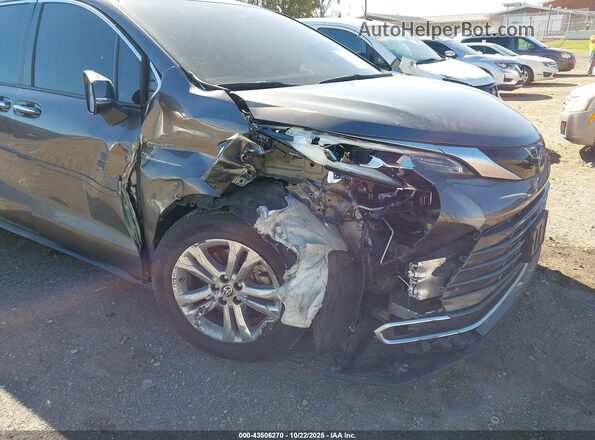 5TDESKFC5PS092842 2023 TOYOTA SIENNA Gray Widok z przodu