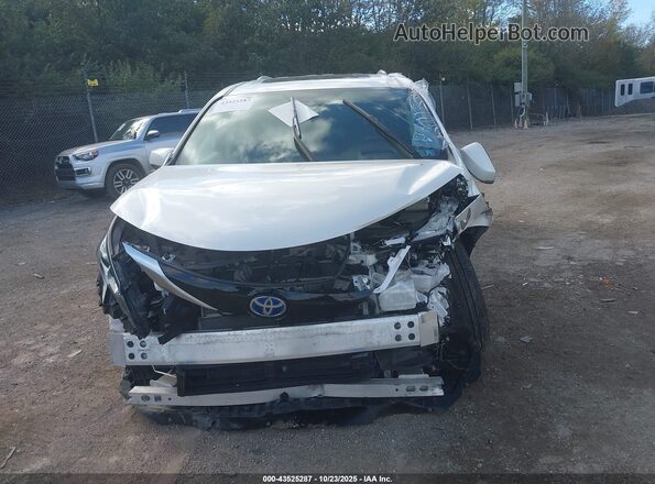 5TDESKFC8MS005172 2021 TOYOTA SIENNA White Widok wnętrza z tyłu