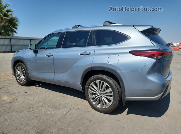 5TDFZRAHXMS073470 2021 TOYOTA HIGHLANDER Blue Հետևի ձախ