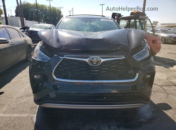 5TDFZRBH0NS252908 2022 TOYOTA HIGHLANDER Black 