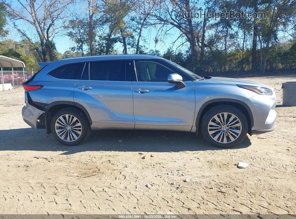 5TDFZRBH2LS036099 2020 TOYOTA HIGHLANDER Gray Vista interior de 360 grados