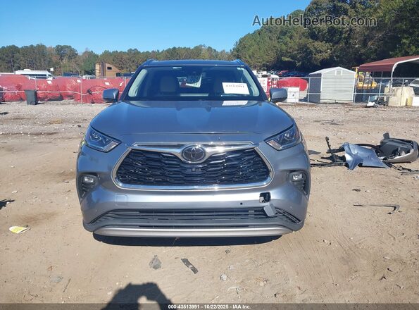 5TDFZRBH2LS036099 2020 TOYOTA HIGHLANDER Gray Vista interior trasera