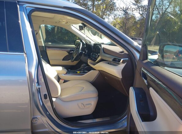 5TDFZRBH2LS036099 2020 TOYOTA HIGHLANDER Gray Vista interior delantera