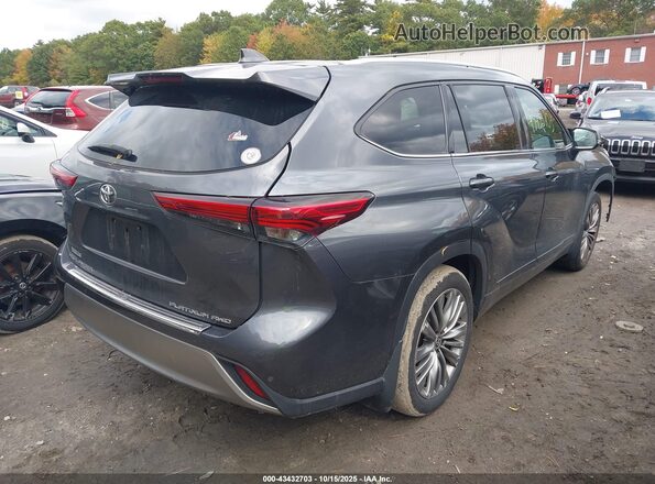 5TDFZRBH6LS025137 2020 TOYOTA HIGHLANDER Gray უკანა მარჯვენა