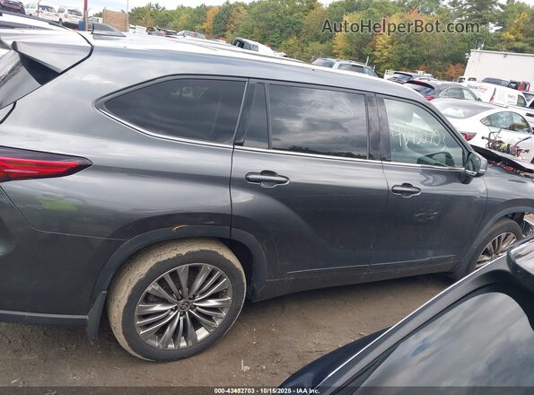 5TDFZRBH6LS025137 2020 TOYOTA HIGHLANDER Gray სალონის 360-გრადუსიანი ხედი