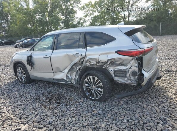 5TDFZRBH6LS041547 2020 TOYOTA HIGHLANDER Silver Rear left