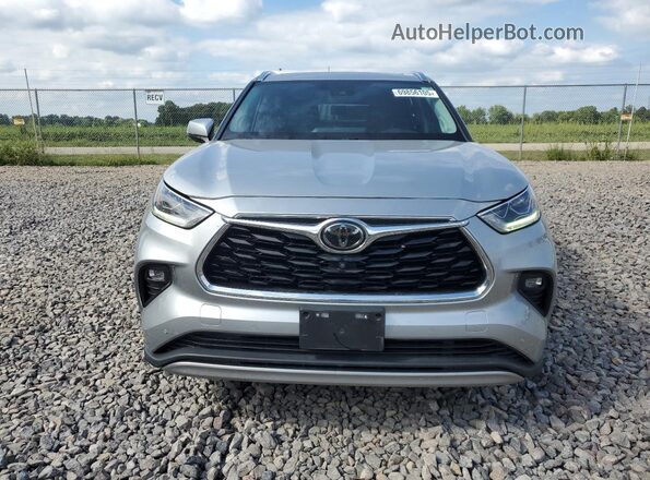 5TDFZRBH6LS041547 2020 TOYOTA HIGHLANDER Silver Front view