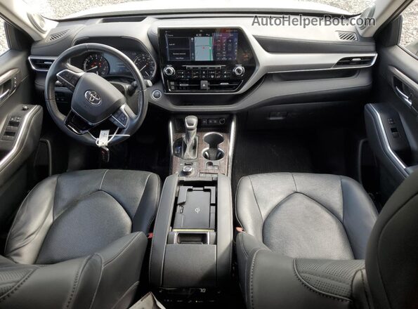5TDFZRBH6LS041547 2020 TOYOTA HIGHLANDER Silver Dashboard view