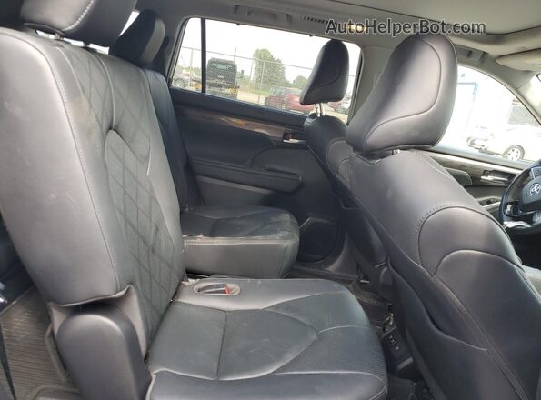 5TDFZRBH6LS041547 2020 TOYOTA HIGHLANDER Silver Rear interior view