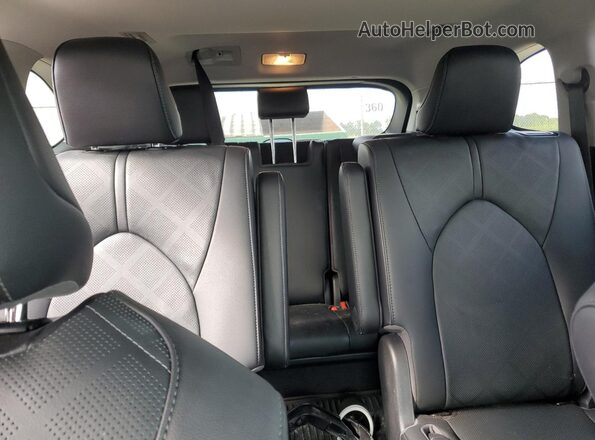 5TDFZRBH6LS041547 2020 TOYOTA HIGHLANDER Silver Rear seats view