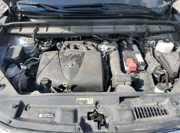 5TDFZRBH6LS041547 2020 TOYOTA HIGHLANDER Silver Engine compartment view