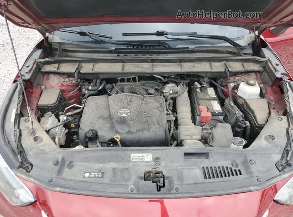 5TDFZRBH6MS098168 2021 TOYOTA HIGHLANDER Maroon Vista del compartimento del motor