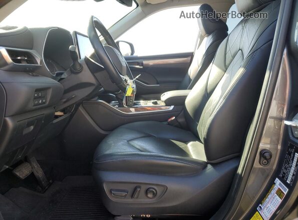 5TDFZRBH7LS046045 2020 TOYOTA HIGHLANDER Gray Vista interior delantera