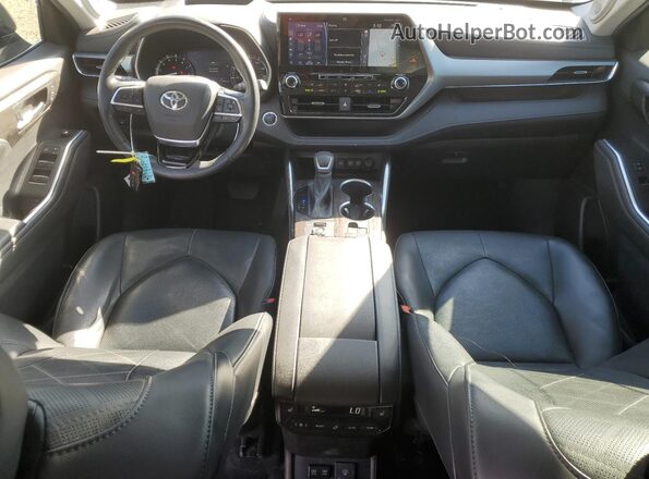 5TDFZRBH7LS046045 2020 TOYOTA HIGHLANDER Gray Vista del salpicadero