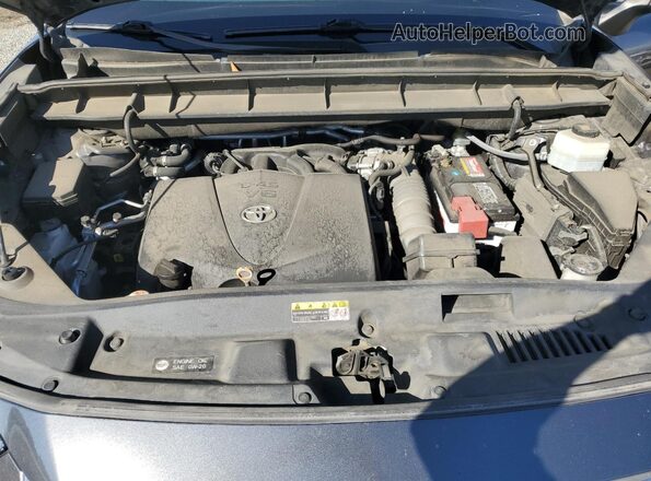 5TDFZRBH7LS046045 2020 TOYOTA HIGHLANDER Gray Vista del compartimento del motor