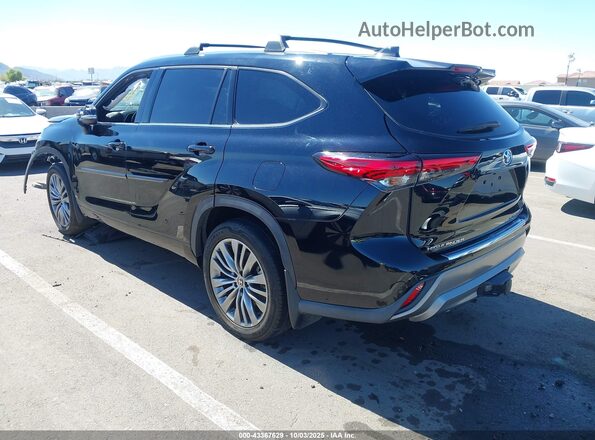 5TDFZRBH7MS134269 2021 TOYOTA HIGHLANDER Black Задня ліва чверть