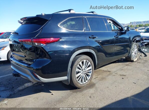 5TDFZRBH7MS134269 2021 TOYOTA HIGHLANDER Black Задня права чверть