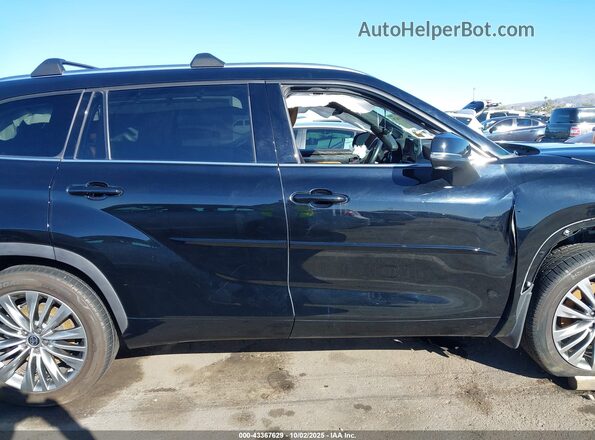 5TDFZRBH7MS134269 2021 TOYOTA HIGHLANDER Black Вид задньої частини салону