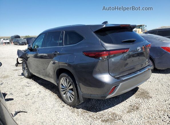 5TDFZRBH7NS232882 2022 TOYOTA HIGHLANDER Gray Задня ліва чверть