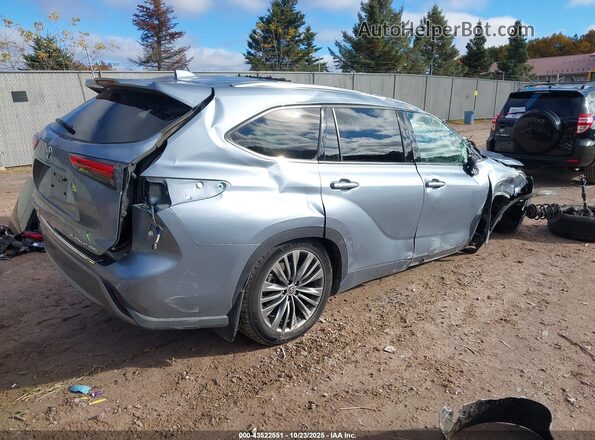 5TDFZRBH8LS008761 2020 TOYOTA HIGHLANDER Silver Rear right