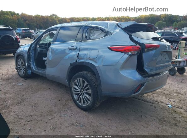 5TDFZRBH8LS008761 2020 TOYOTA HIGHLANDER Silver Rear left