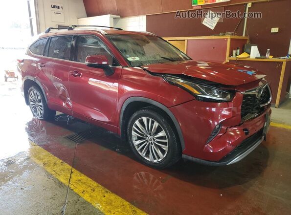 5TDFZRBH8LS029044 2020 TOYOTA HIGHLANDER Красный 
