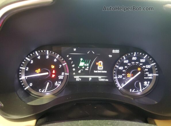 5TDFZRBH8LS029044 2020 TOYOTA HIGHLANDER Красный 