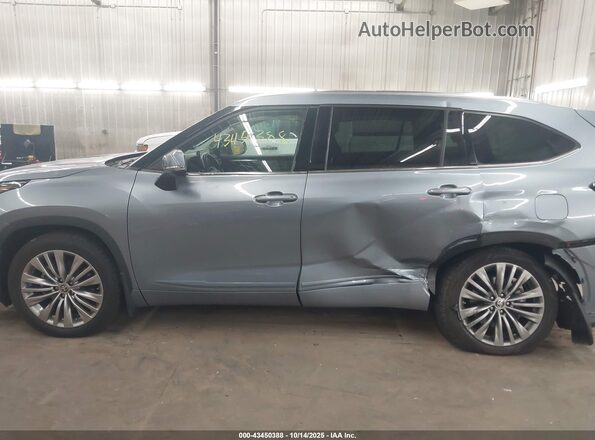 5TDFZRBH8MS143904 2021 TOYOTA HIGHLANDER Light Blue 