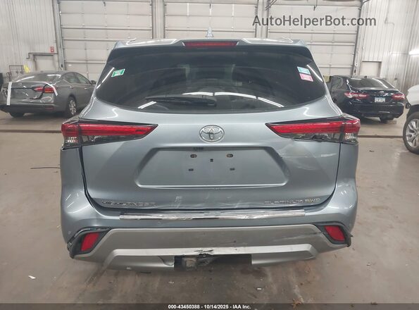 5TDFZRBH8MS143904 2021 TOYOTA HIGHLANDER Light Blue 